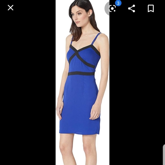 Bebe Dresses Bebe Royal Blue Cami Dress Poshmark